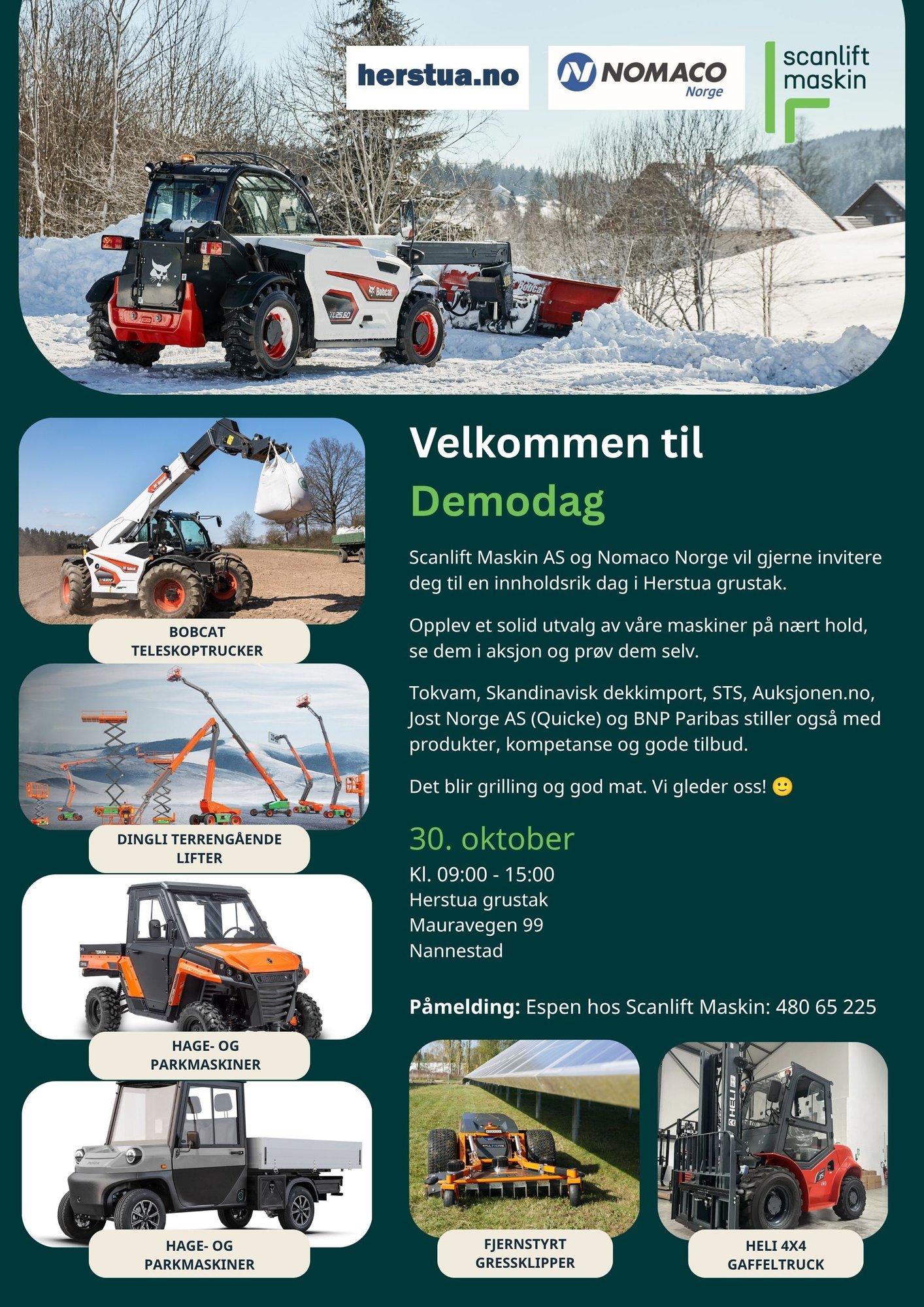 Invitasjon til Demodag 30. oktober 2026