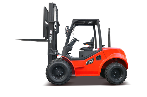 Heli Diesel gaffeltruck 3.5T-5T 4WD terrenggående