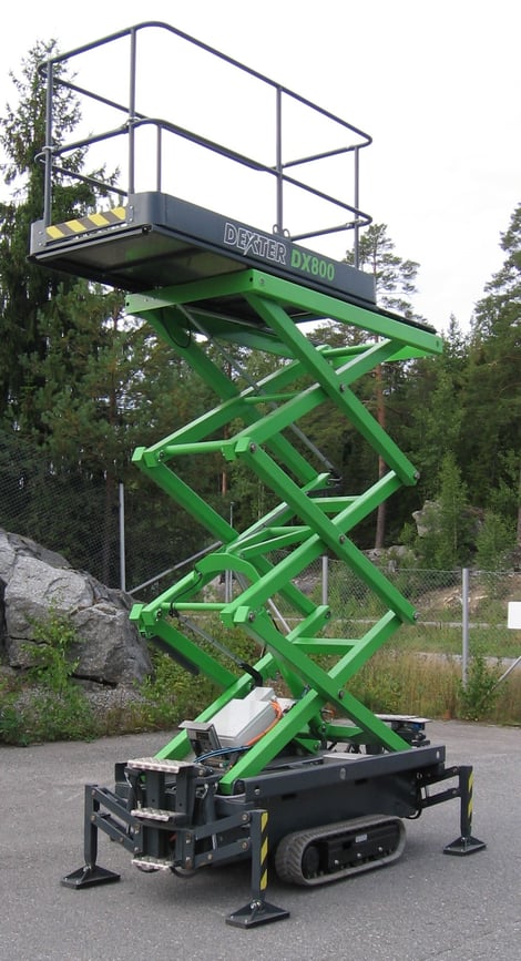 Dexter DX800 Track, 8 meter beltelift